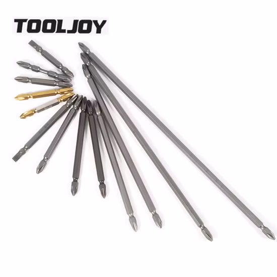 Tooljoy Taiwan S2 Magnetischer Philips Sechskant-Schlitz-Torx-Pozi-Schlagschrauber Torsionsschraubendreher-Bit